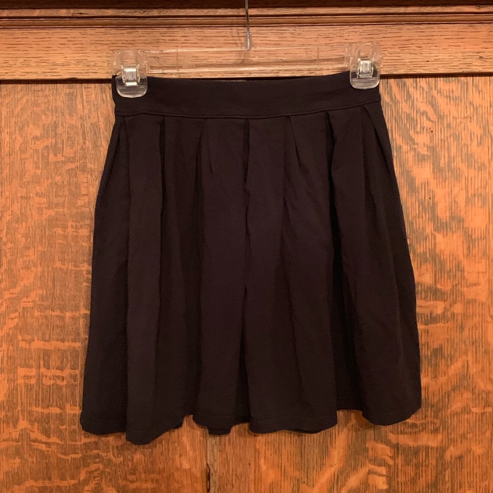 Artizia Talula mini skirt xxs black stretch cotton